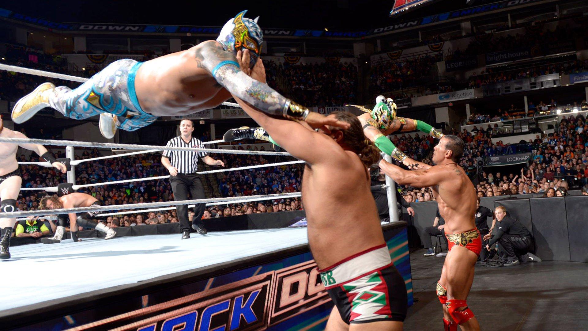 The League of Nations def. Dolph Ziggler, Neville & The Lucha Dra