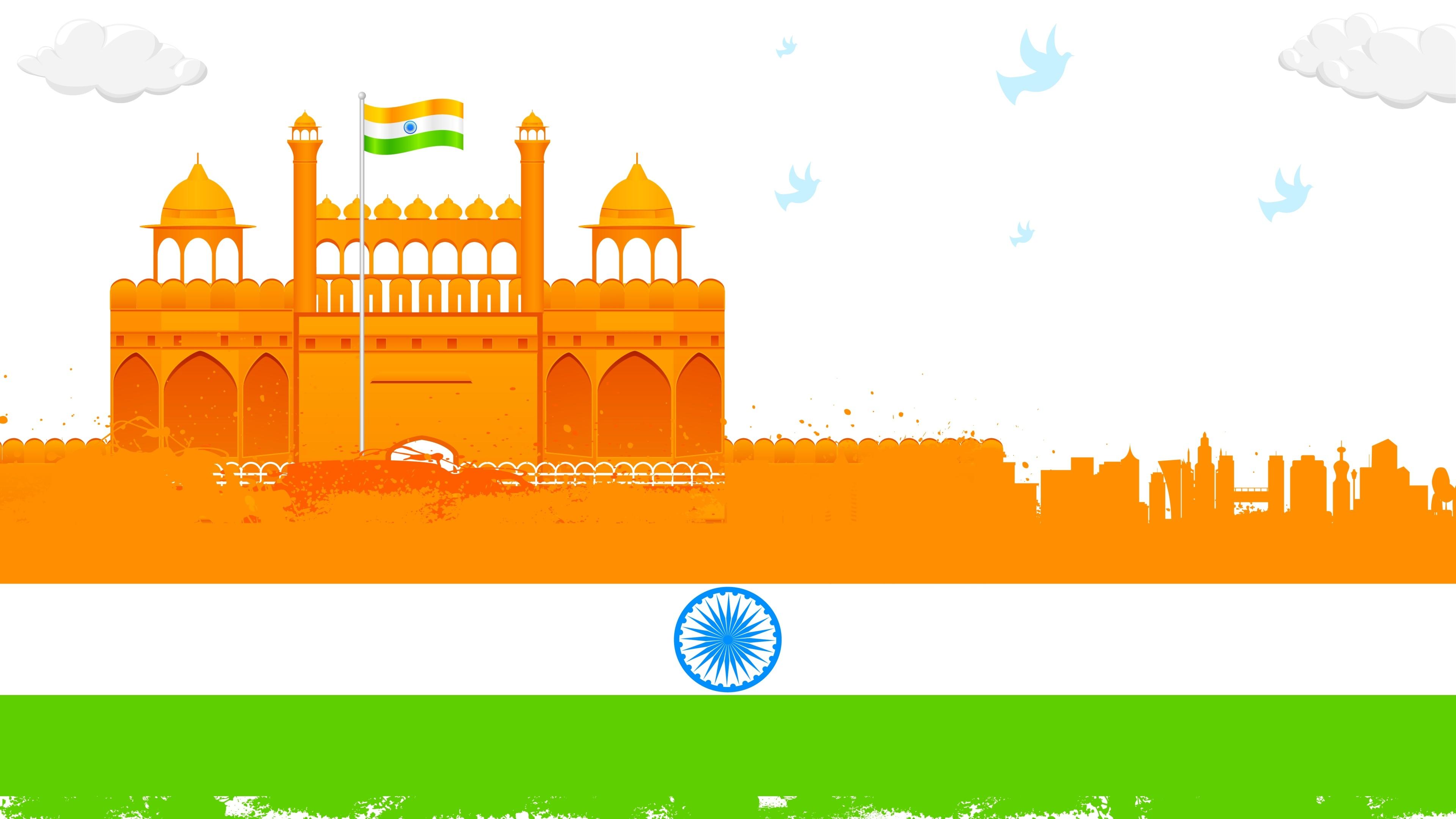 Red Fort Republic Day Wallpaper