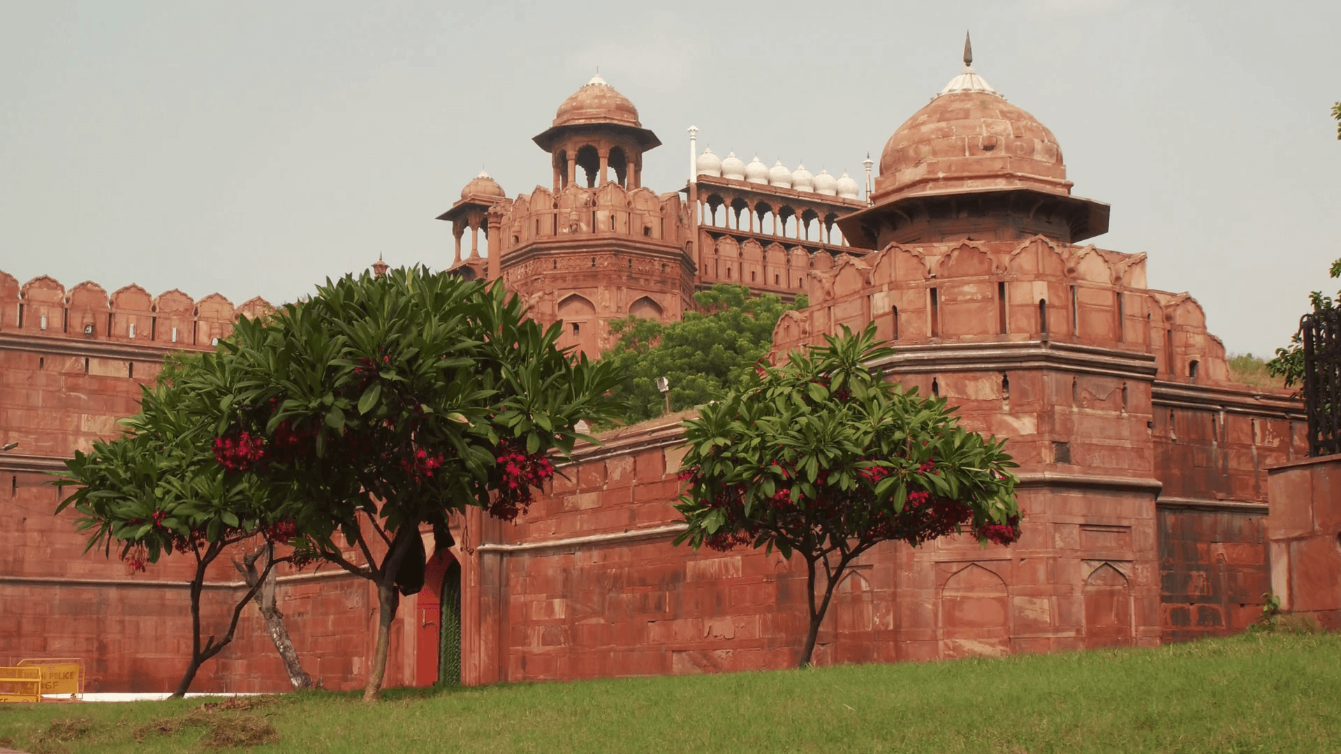 The Red Fort Lal Qila, a historical fort in the city of Delhi