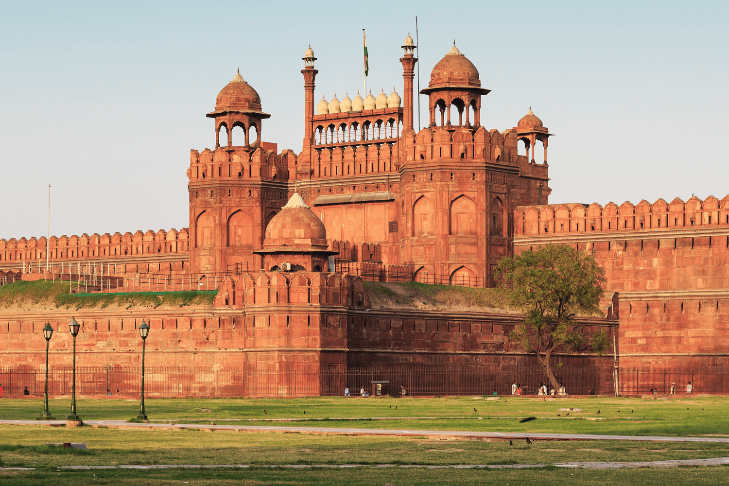 The Red Fort. India. India, India travel and New Delhi