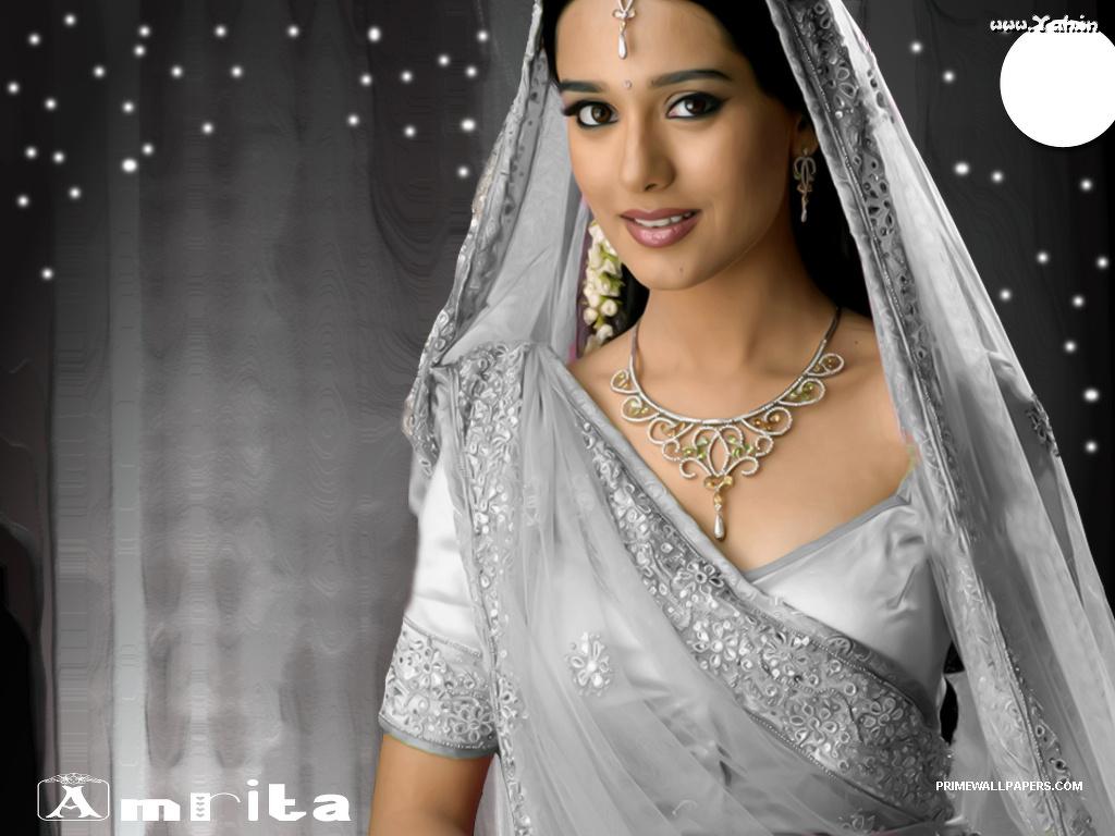 Bollywood Actresses. Amrita Rao Saree. Amrita Rao Wallpaper