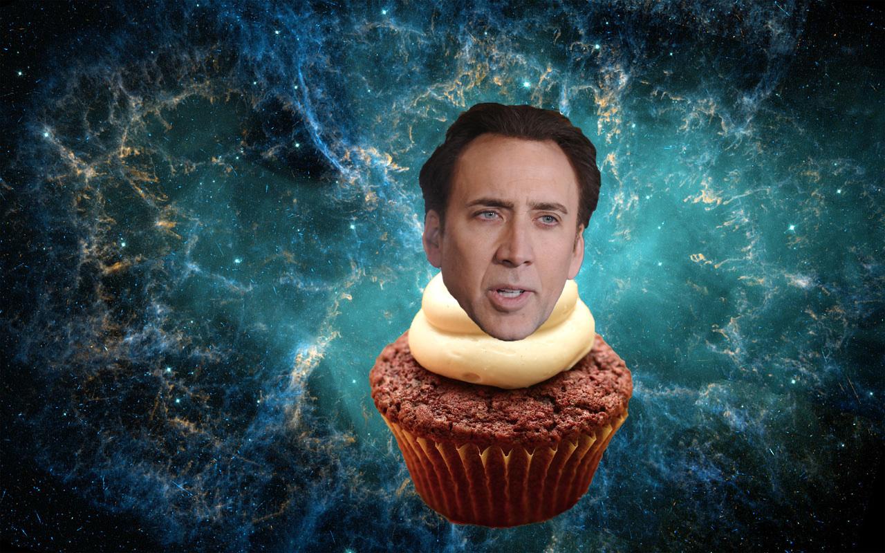 It's my cakeday. so enjoy some Nicolas Cage wallpaper