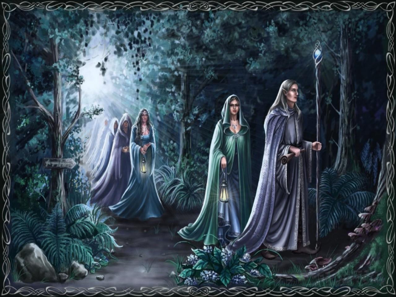 Elves in the Forest Wallpaper and Background Imagex960