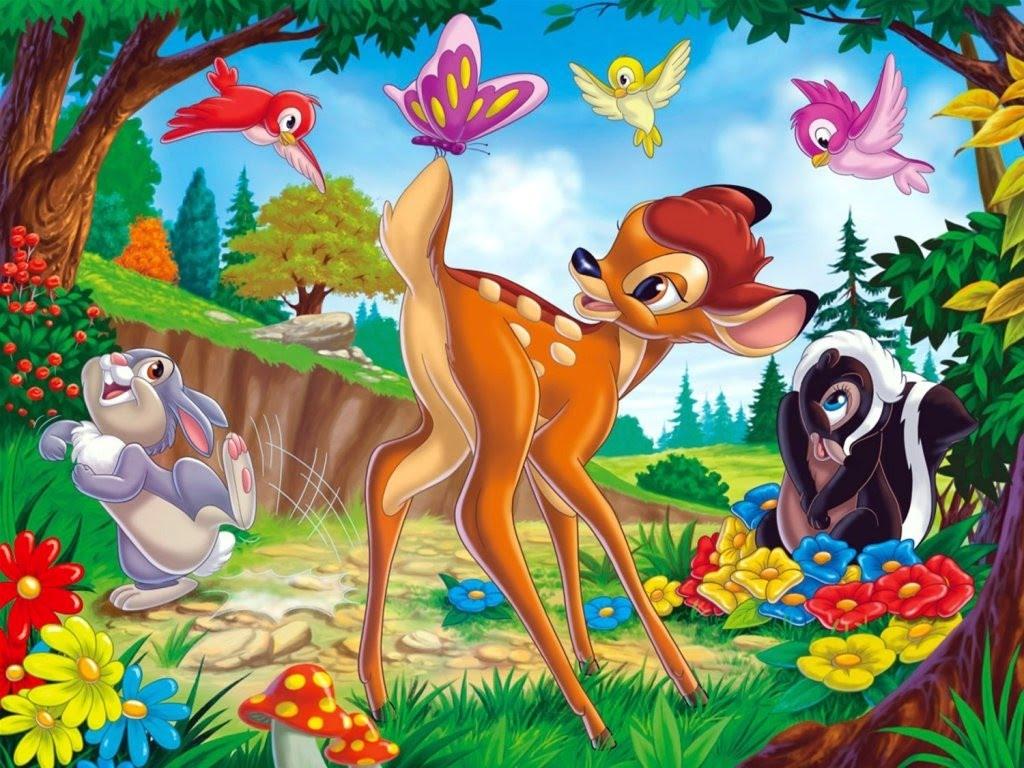 Disney Bambi Cartoon HD Image for FB Cover