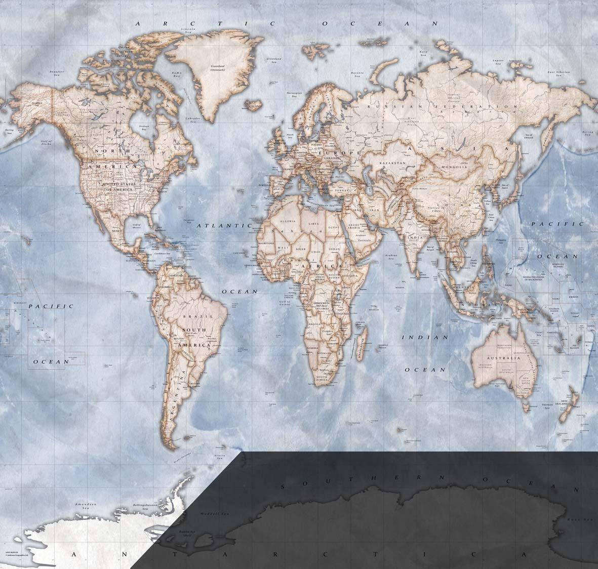 Map Wallpaper World Map from Love Maps On