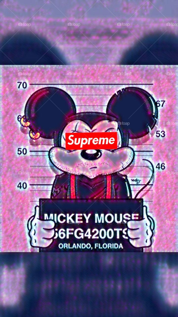 Mickey Mouse Supreme Wallpaper