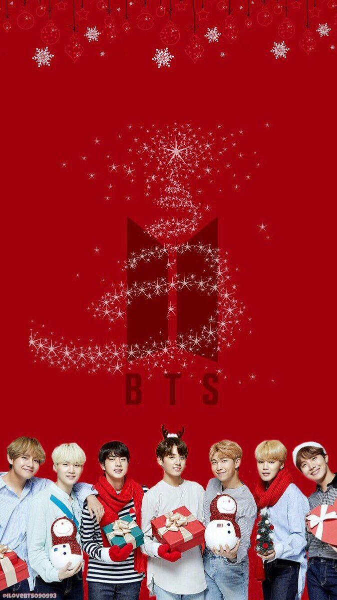 BTS Merry Christmas ????????????wallpaper ♡. BTS. Bts
