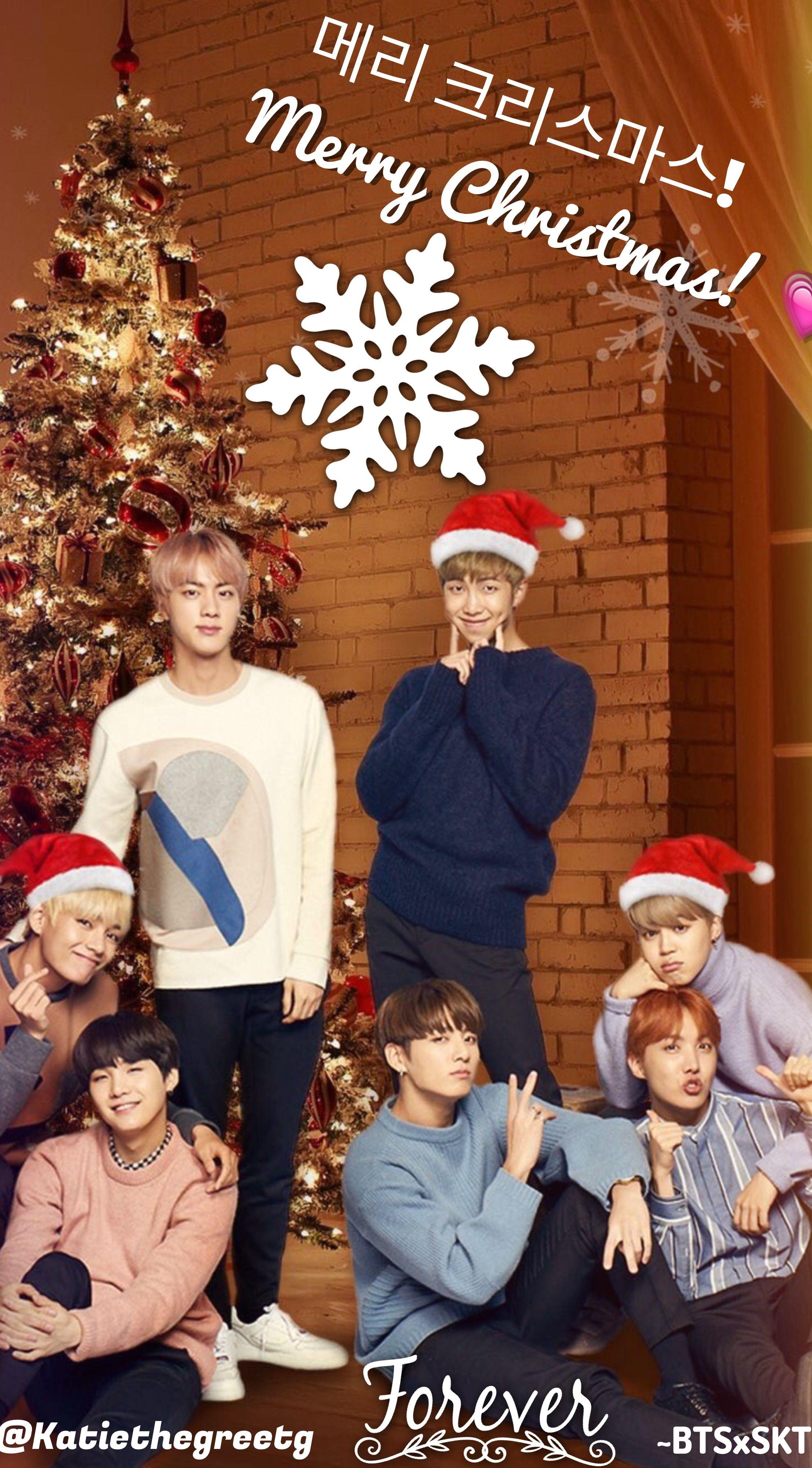 BTS Christmas Wallpapers Wallpaper Cave