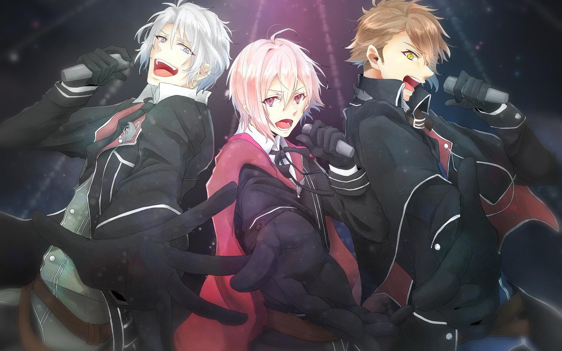 Download wallpaper IDOLiSH7, 2018, three characters, Sougo Ousaka