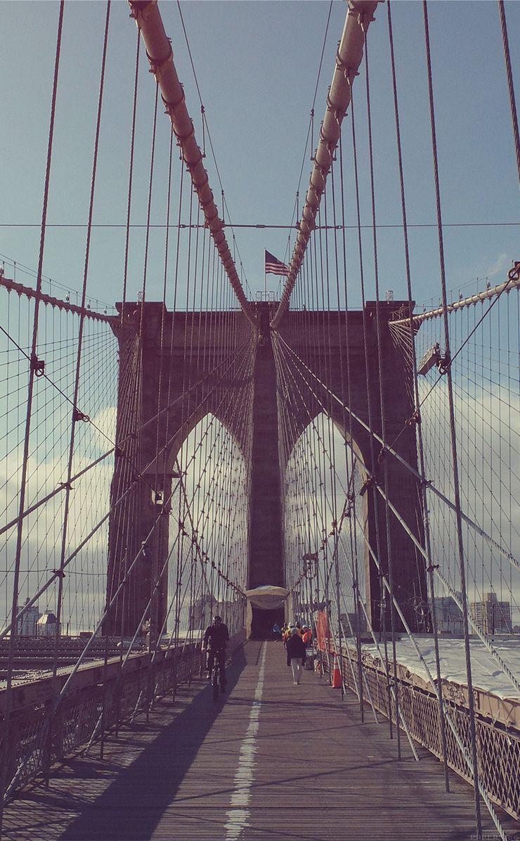 Brooklyn Bridge. iPhone Wallpaper. iPhone wallpaper, Wallpaper