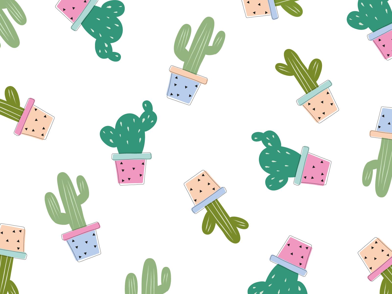 Cactus Wallpaper 3 X 1202