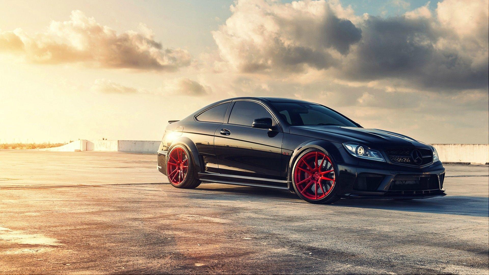 Black Mercedes. AMG Brabus. picture and wallpaper for desktop