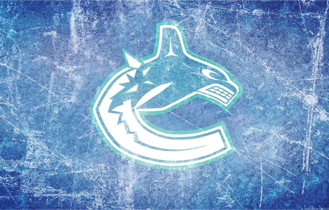 Wallpaper ice, Vancouver, emblem, NHL, NHL, The Vancouver Canucks