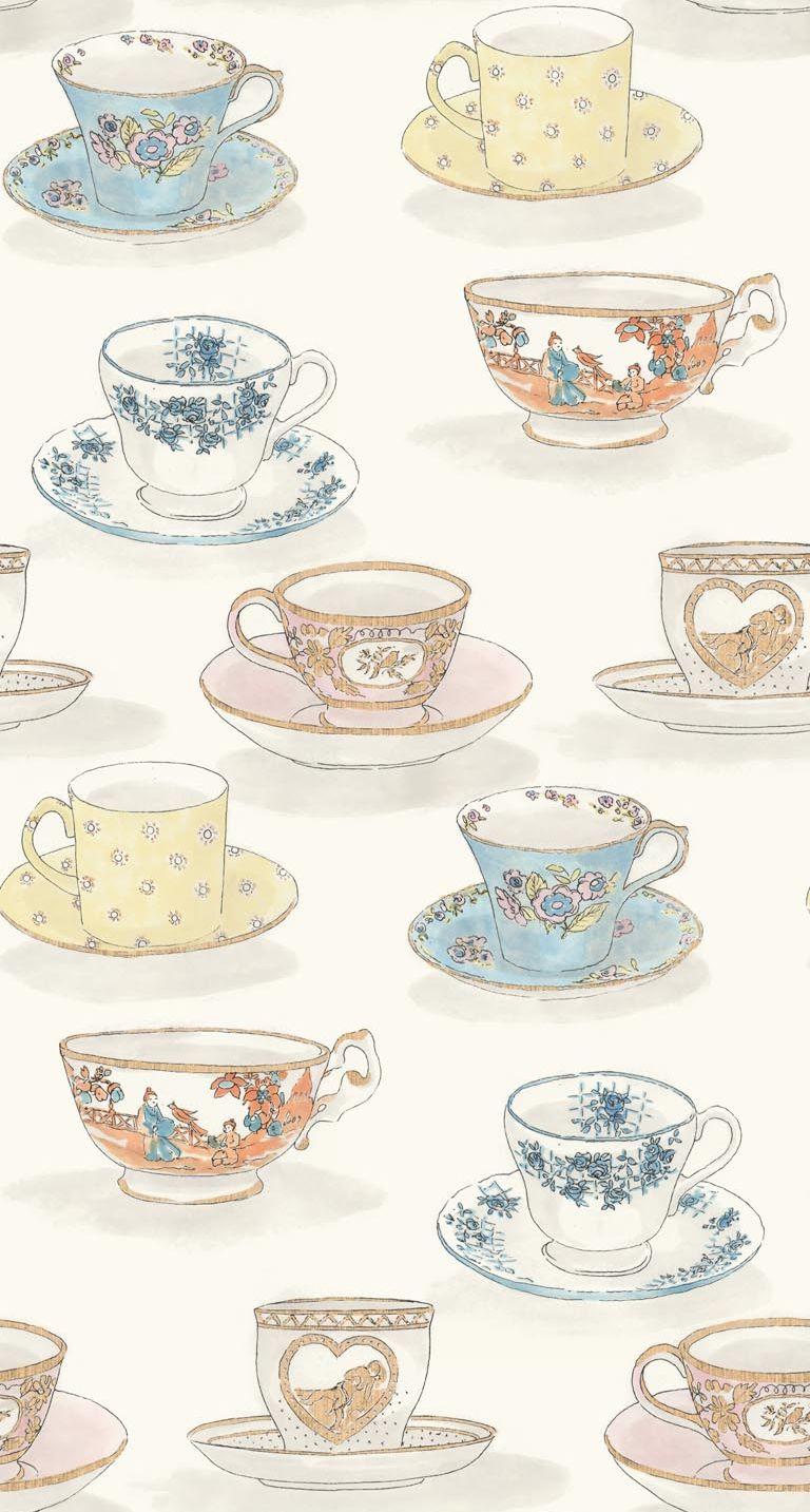 Tea Time by Linwood, Wallpaper Direct