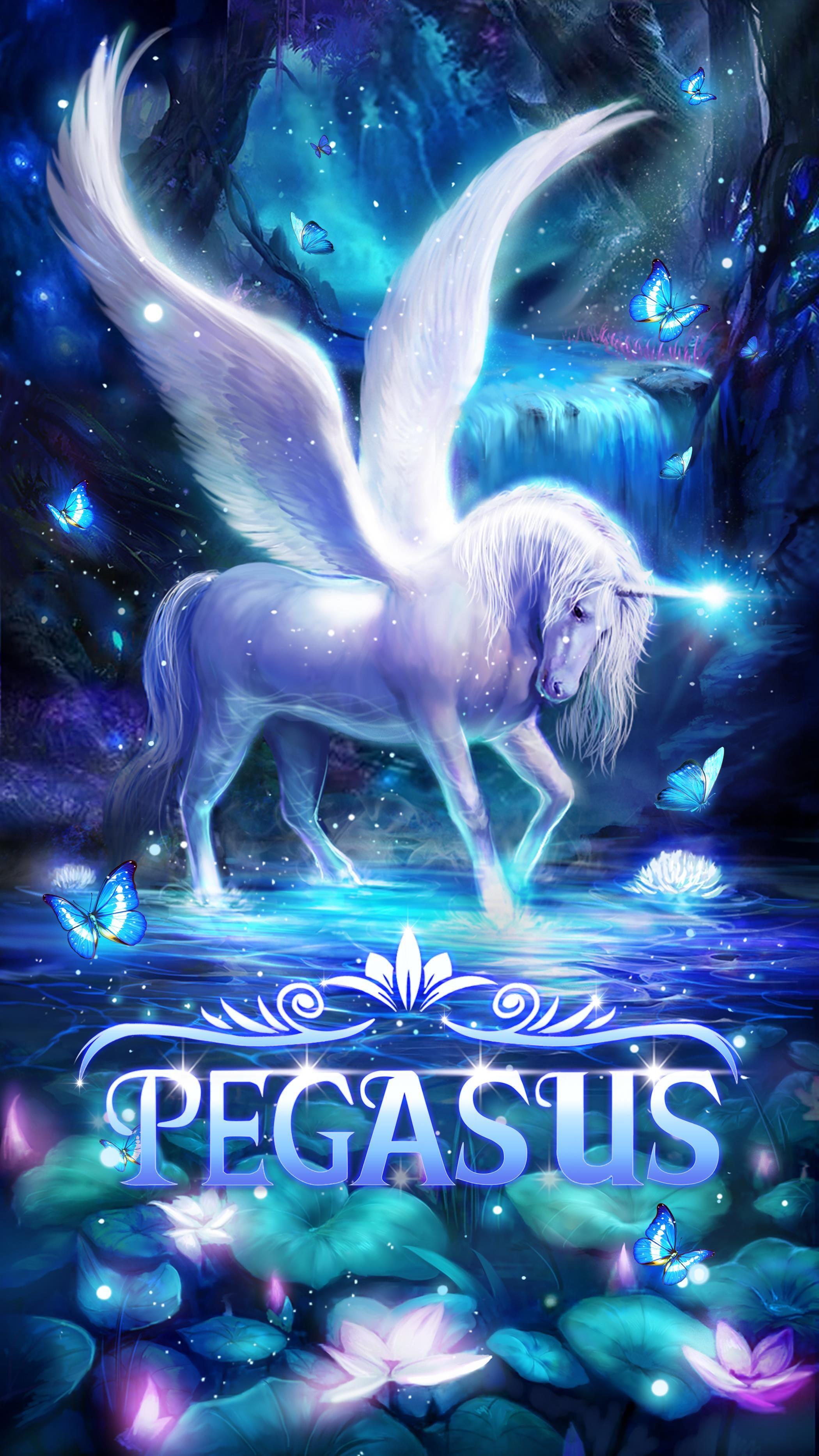 Pegasus live wallpaper, unicorn, alicorn, android live wallpaper