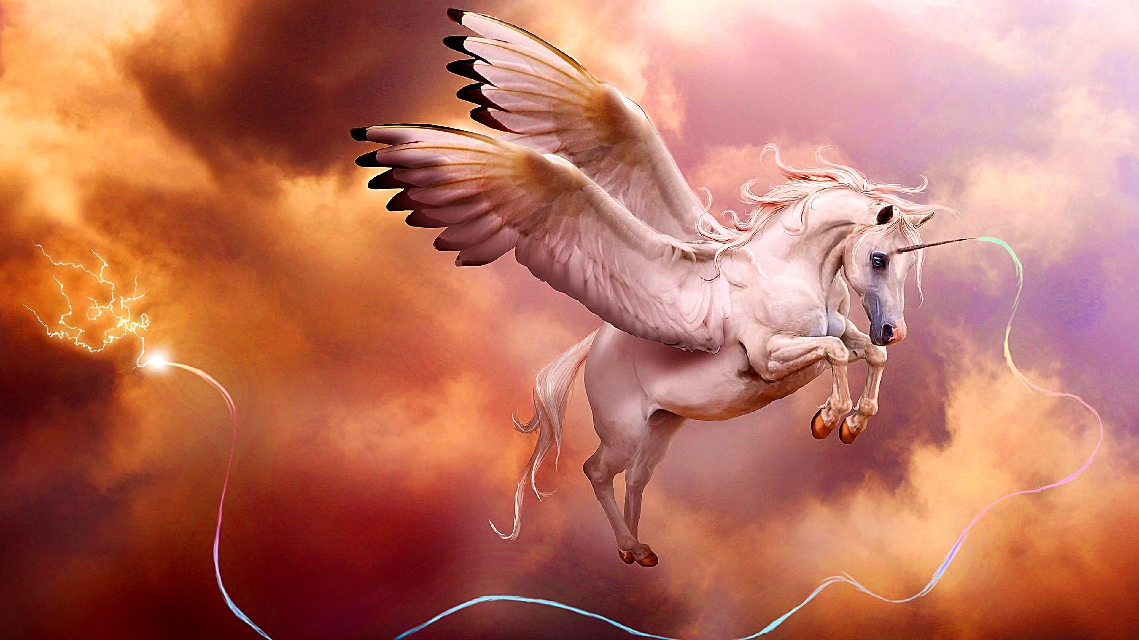 Pegasus Unicorn 4K UltraHD Wallpaper. Wallpaper Studio 10