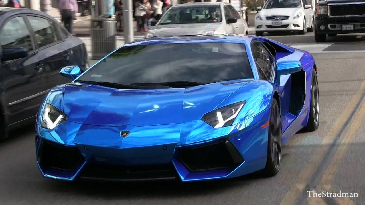 Salomondrin's Outrageous Crazy CHROME BLUE Lamborghini Aventador