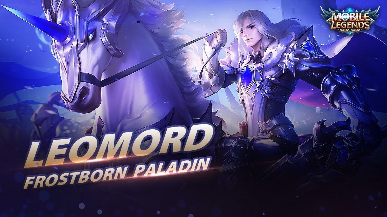 Leomord New Skin. Frostborn Paladin. Mobile Legends: Bang Bang