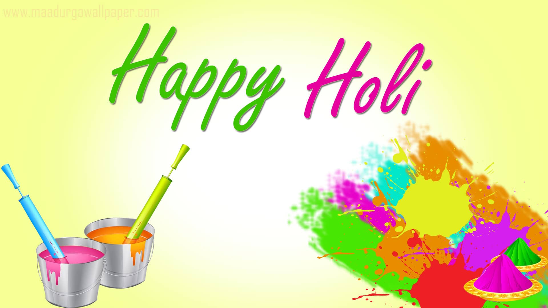 Happy Holi 2019 HD Image & Wallpaper with Wishes, Greeting