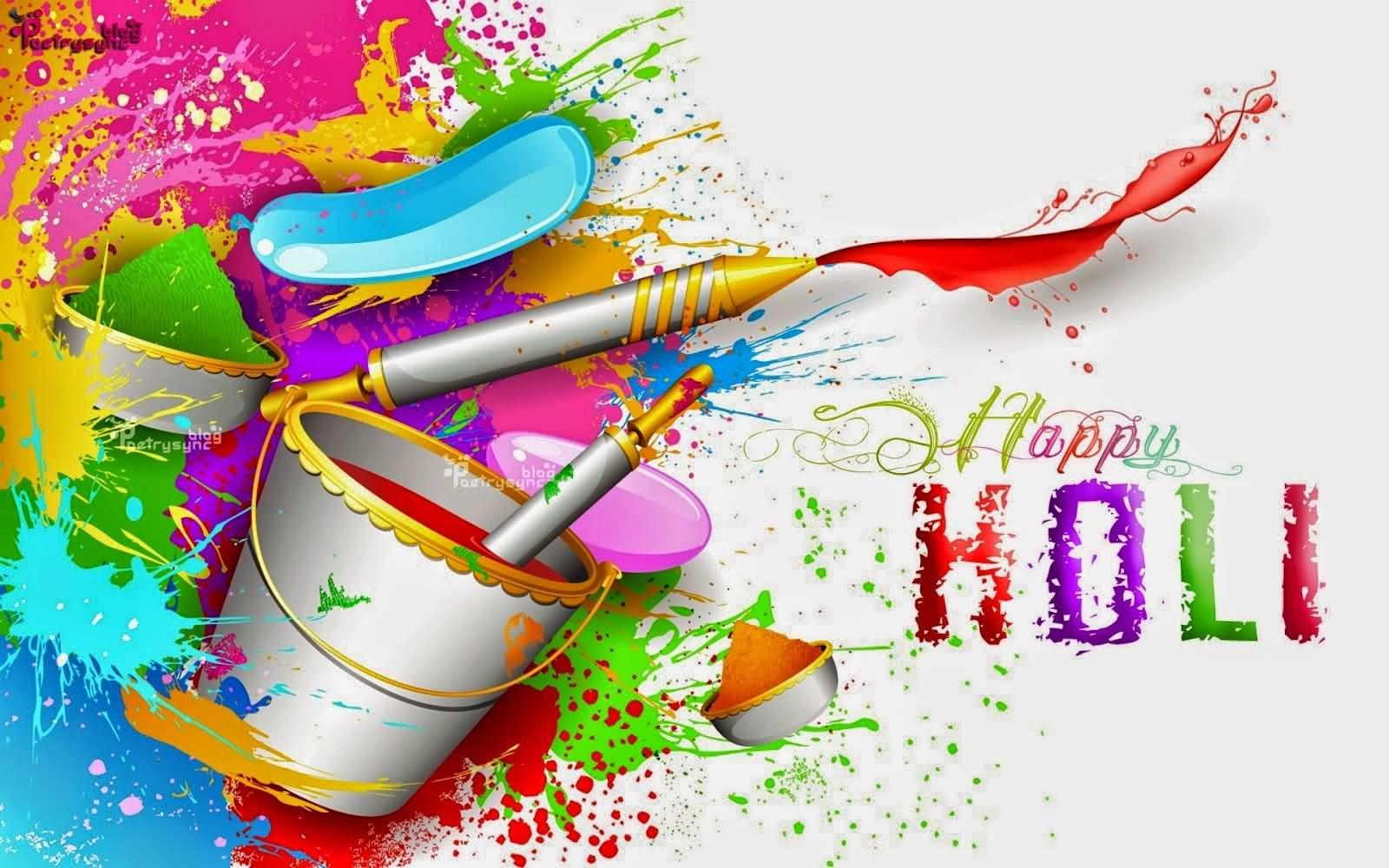 Cute and Best Loved Wallpaper and SmS: Happy Holi 2019 Special