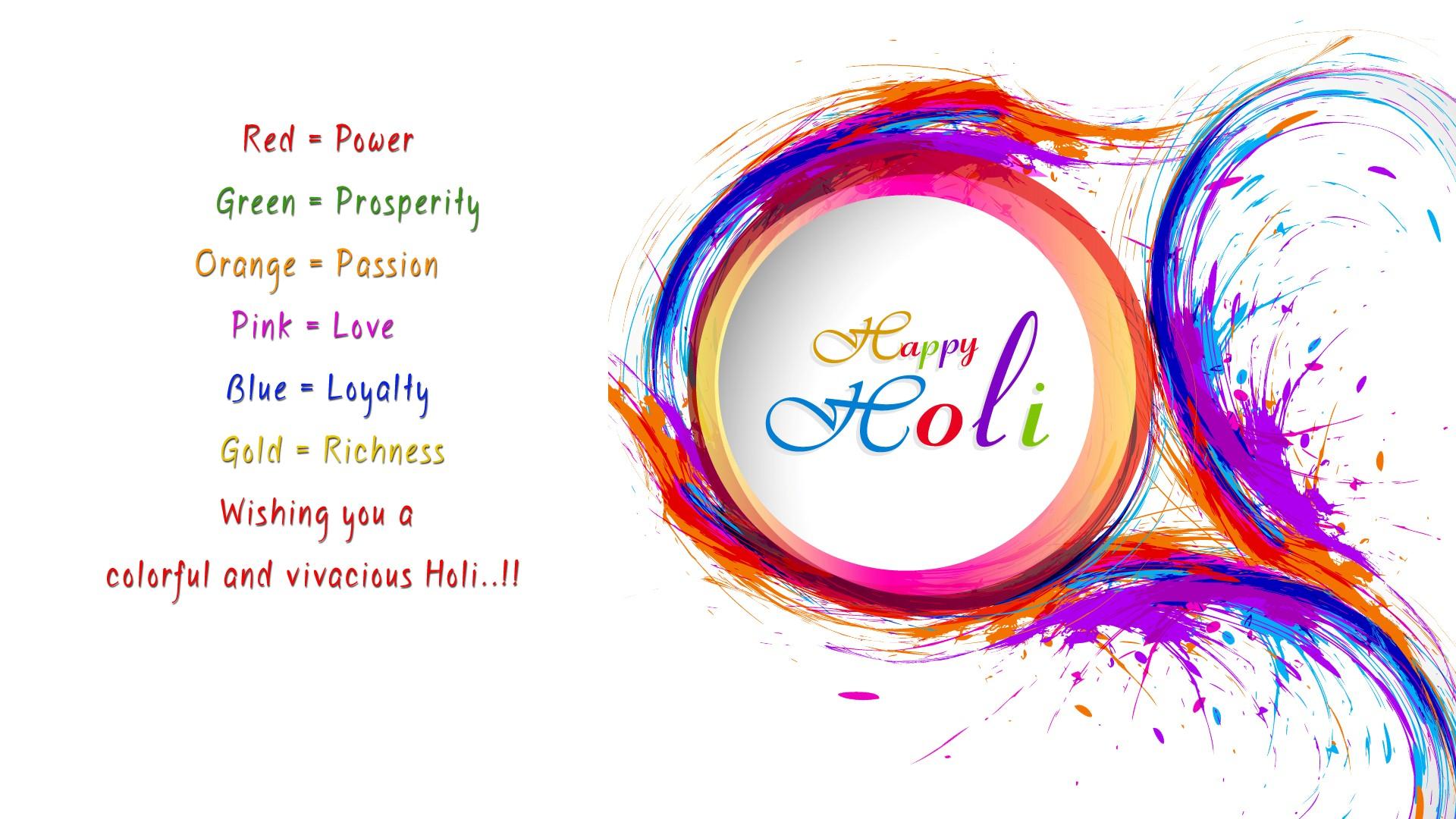 Happy Holi HD Wallpaper For Desktop & Mobiles