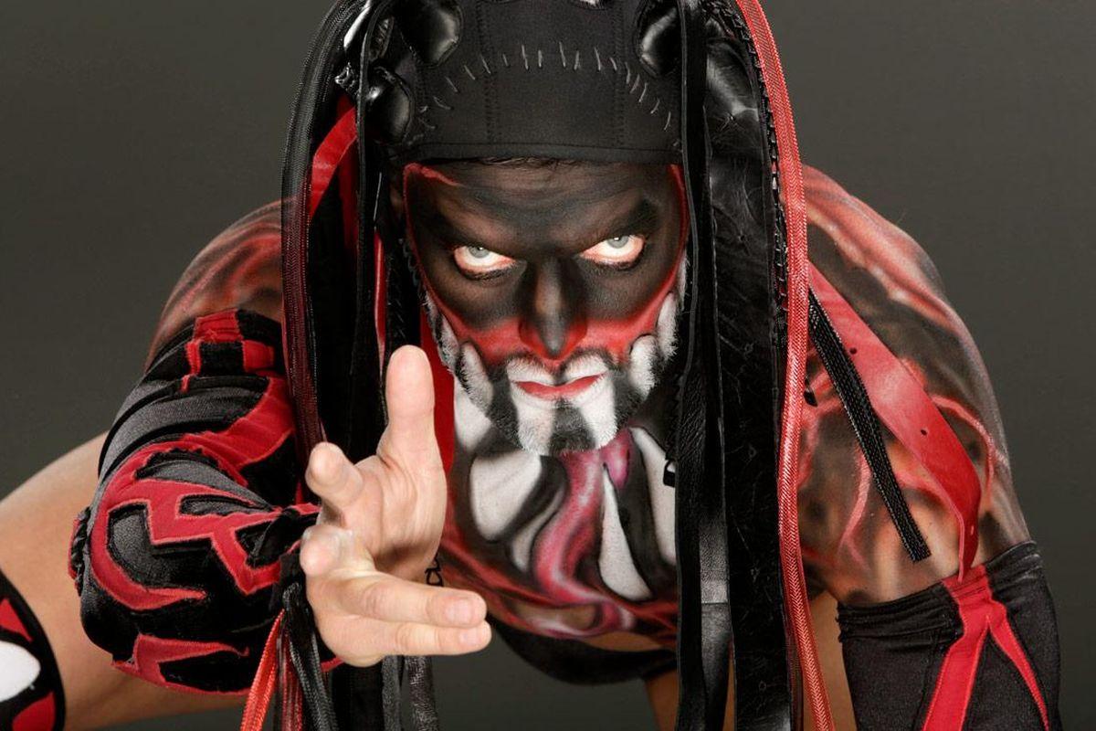 Pic: Finn Bálor poses with a digital Demon from WWE 2K16
