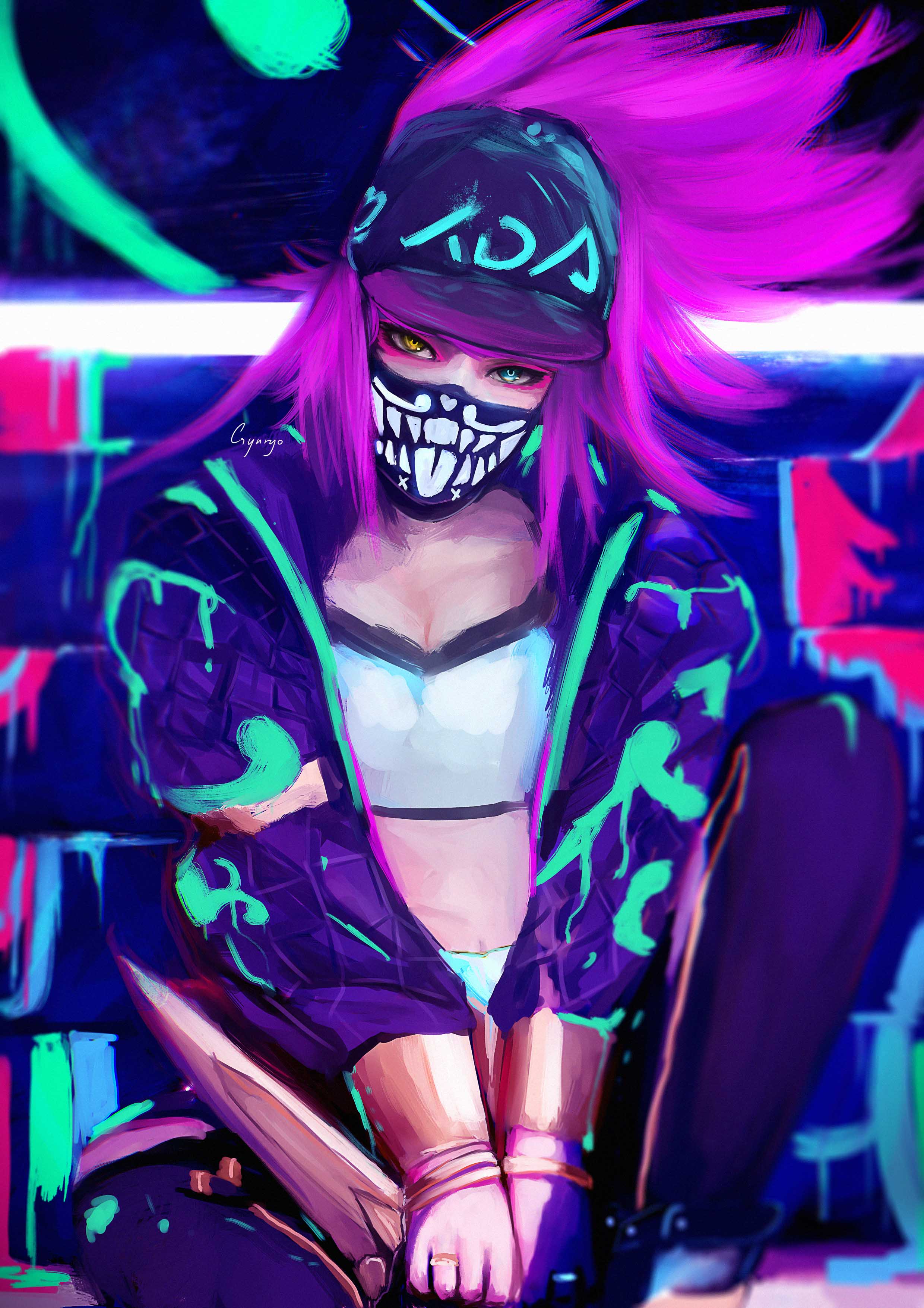 Amazing Akali Kda Skin Fan Art by Gynryo Wallpaper and Free