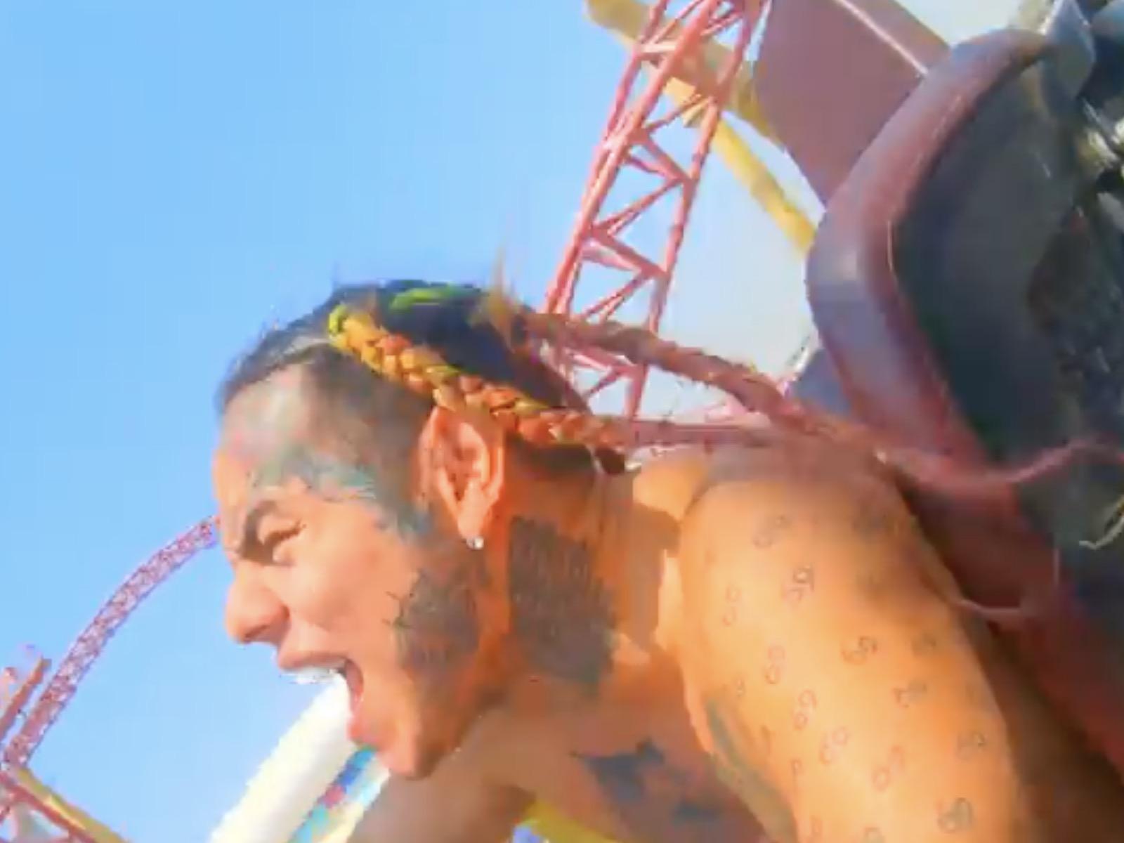 Tekashi 6ix9ine Takes Over An Abandoned Theme Park In New Stoopid