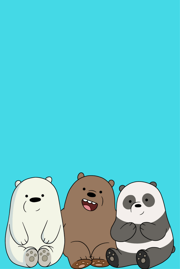 We♥ bare bears. Wallpaper de urso, Wallpaper bonitos