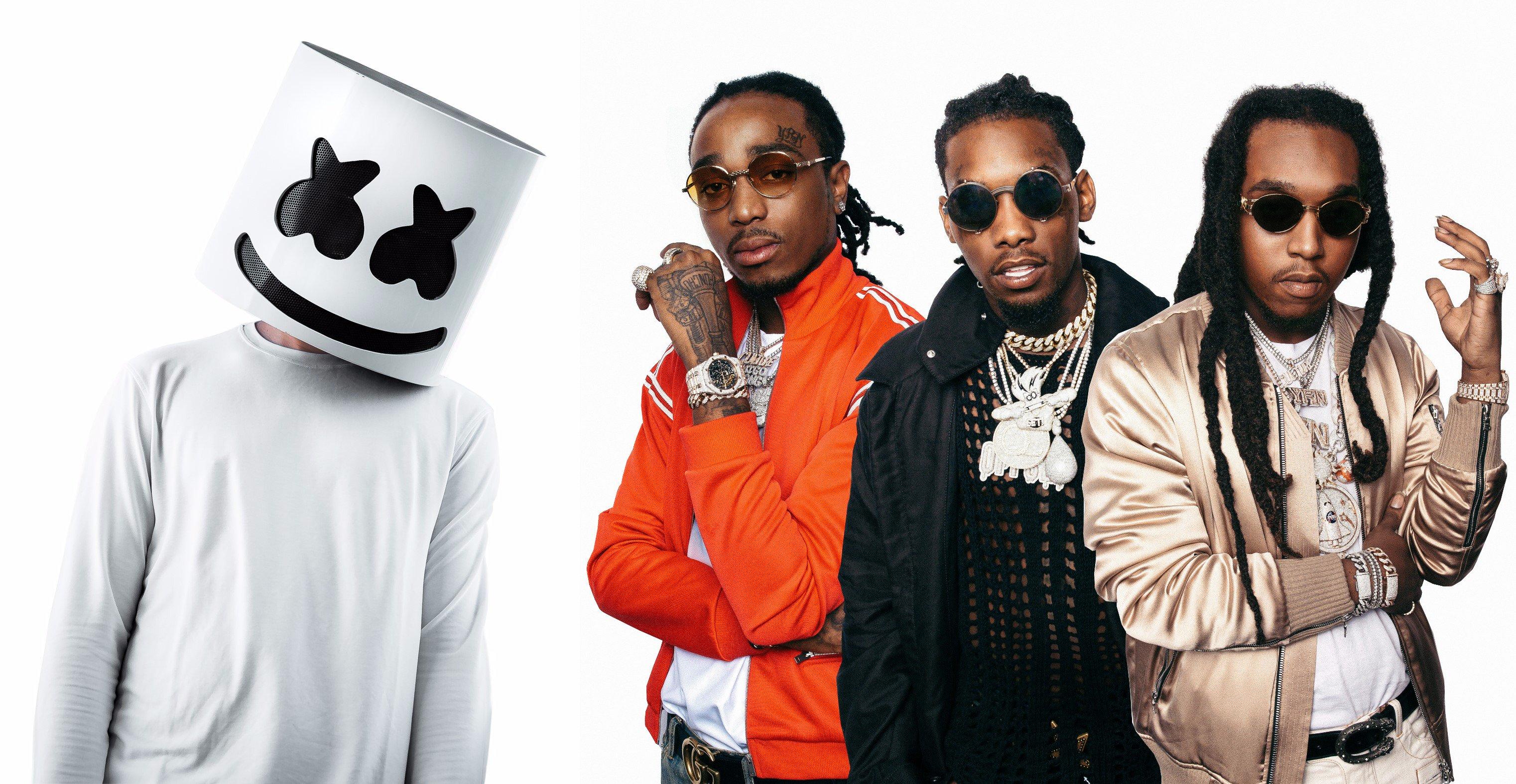 Migos And Marshmello, HD Music, 4k Wallpaper, Image, Background