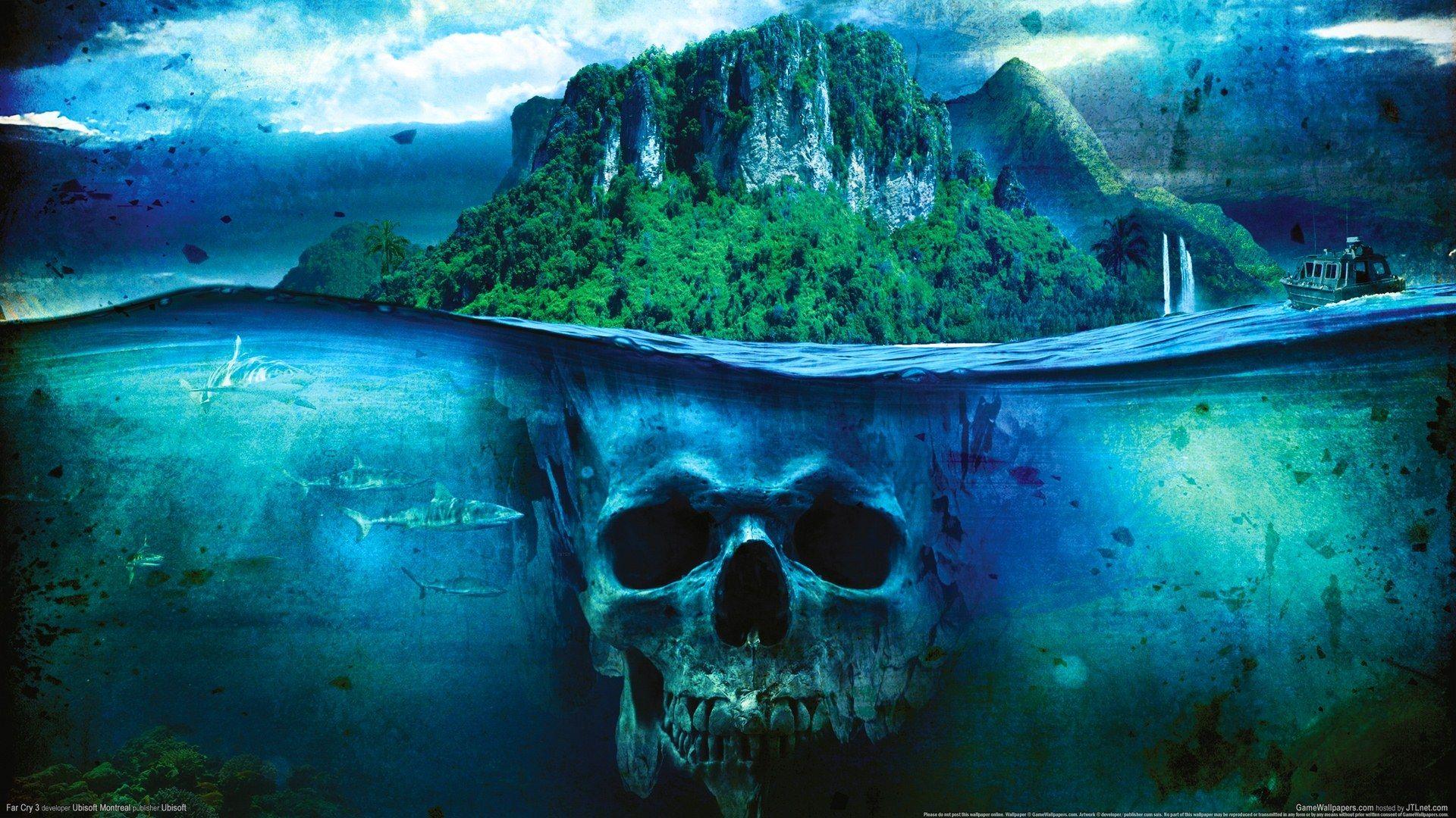 To Download or Set this Free Skull Island Wallpaper as the Desktop