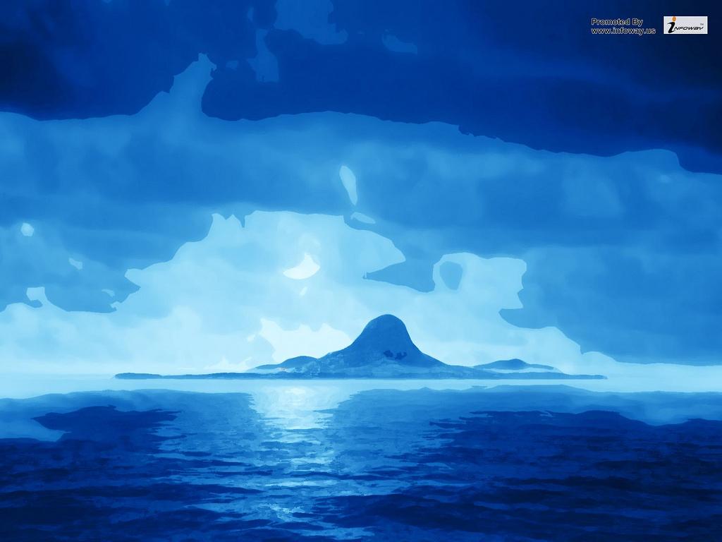 Blue island wallpaper. Blue island wallpaper
