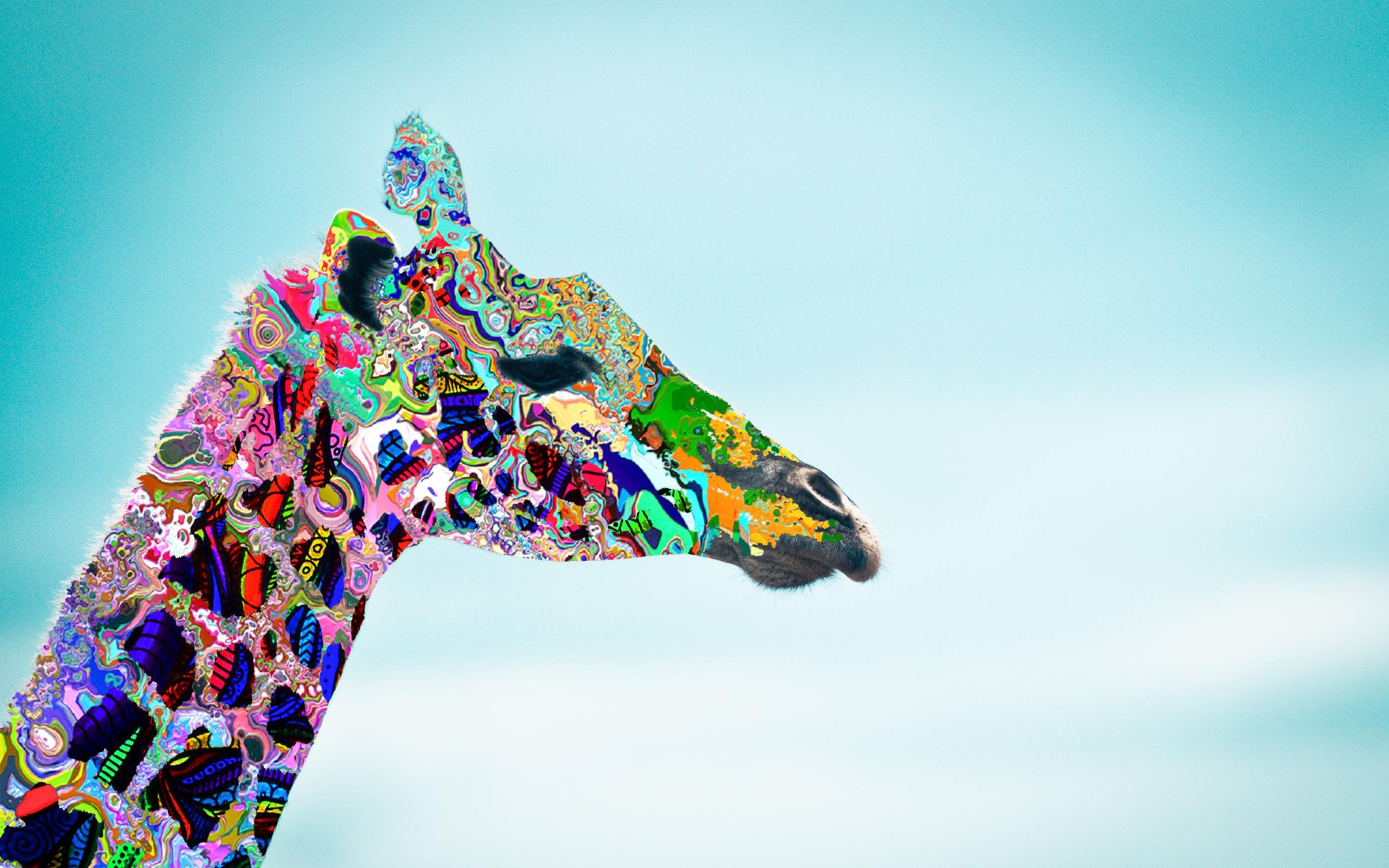 Psychedelic Giraffe