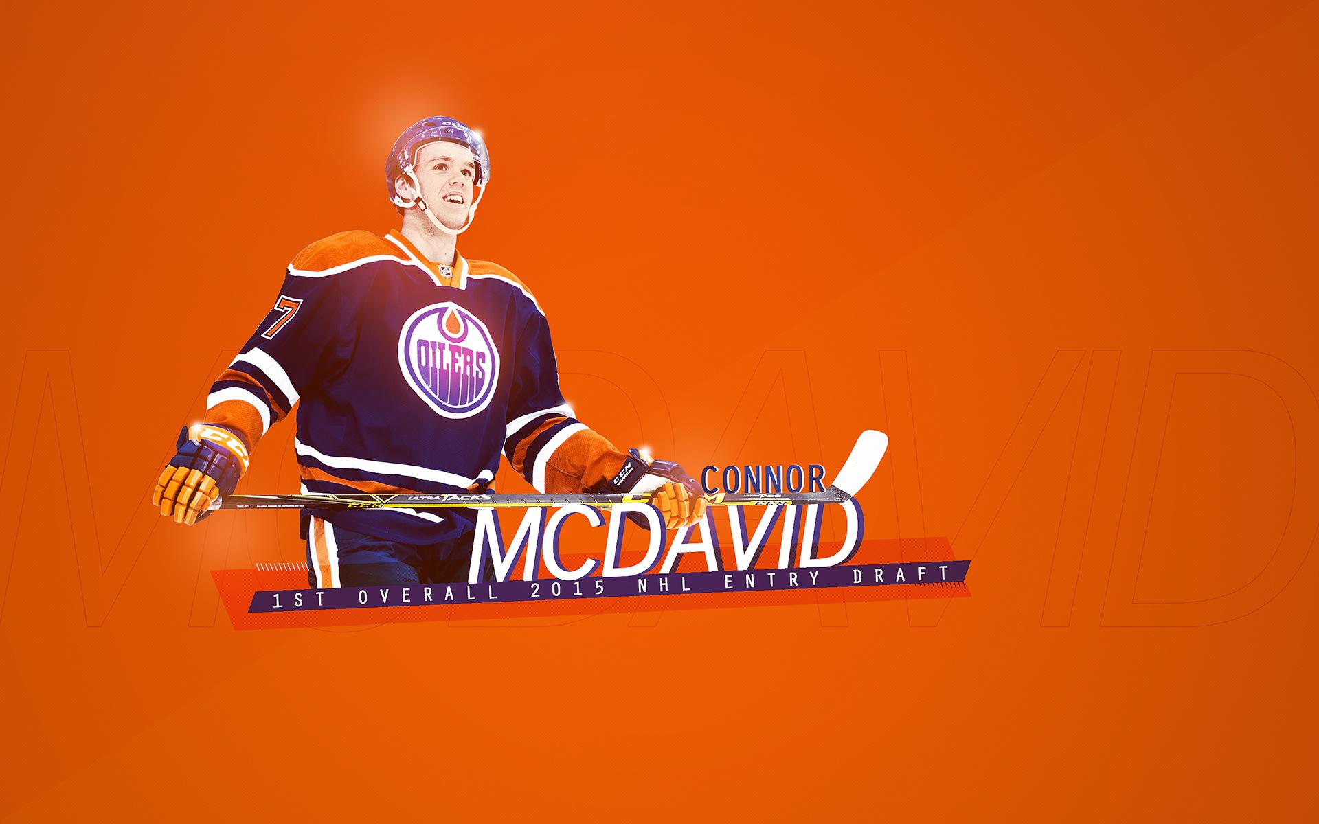 Derrik Motz McDavid Edmonton Oilers Desktop Wallpaper