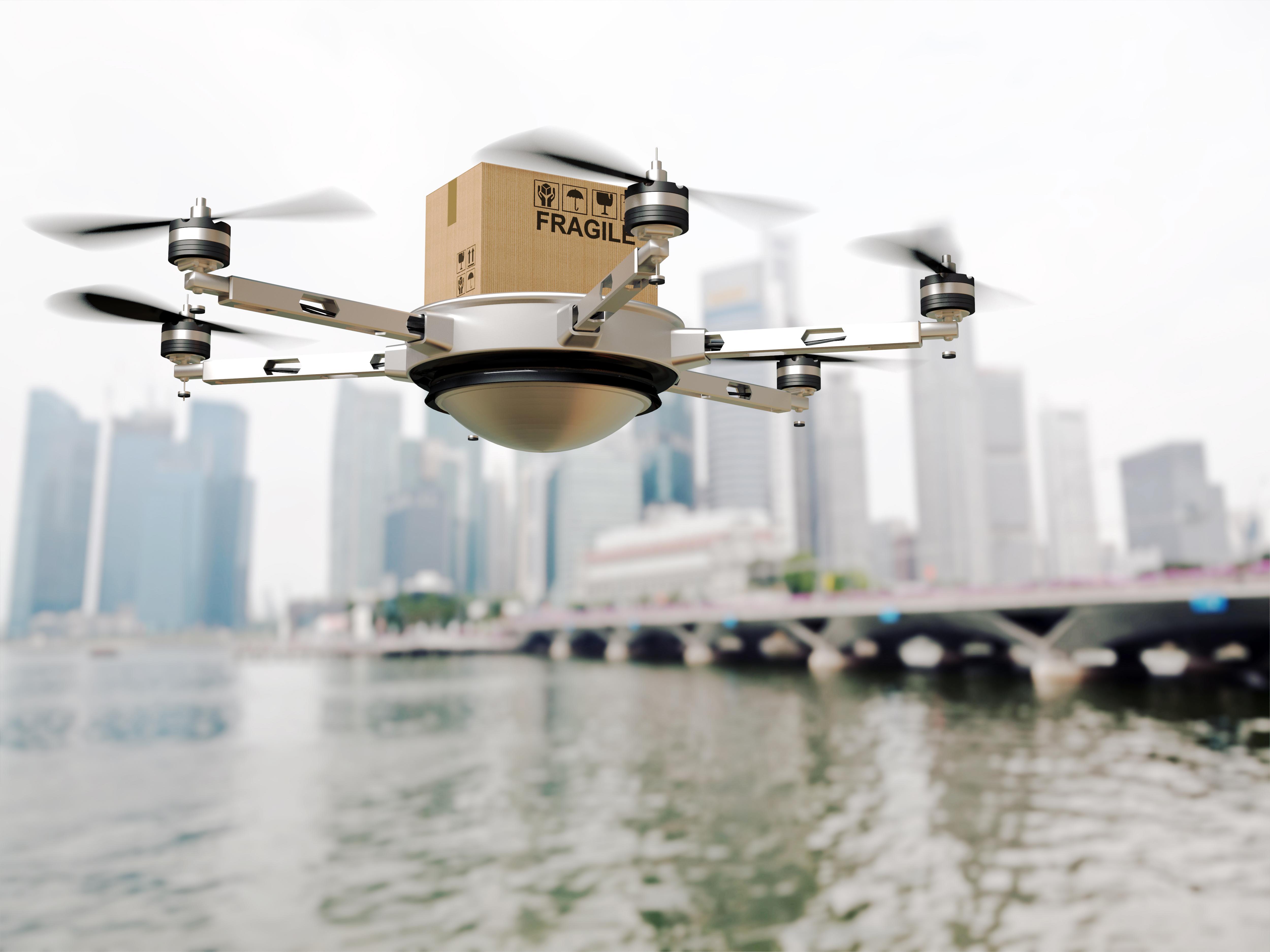 Unmanned Aerial Vehicle (UAV) 4k Ultra HD Wallpaper. Background