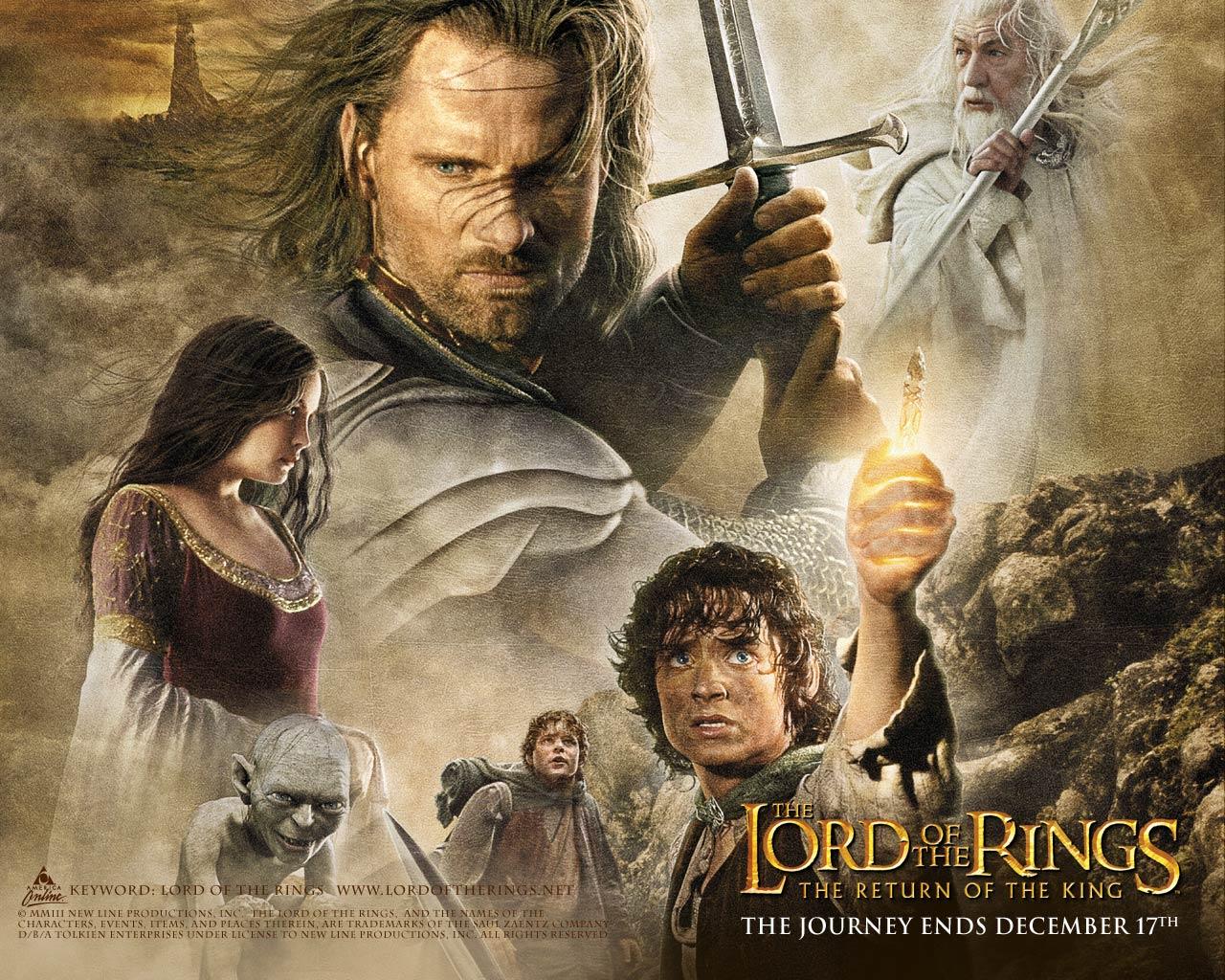 Wallpaper The Lord of the Rings The Lord of the Rings: The Return