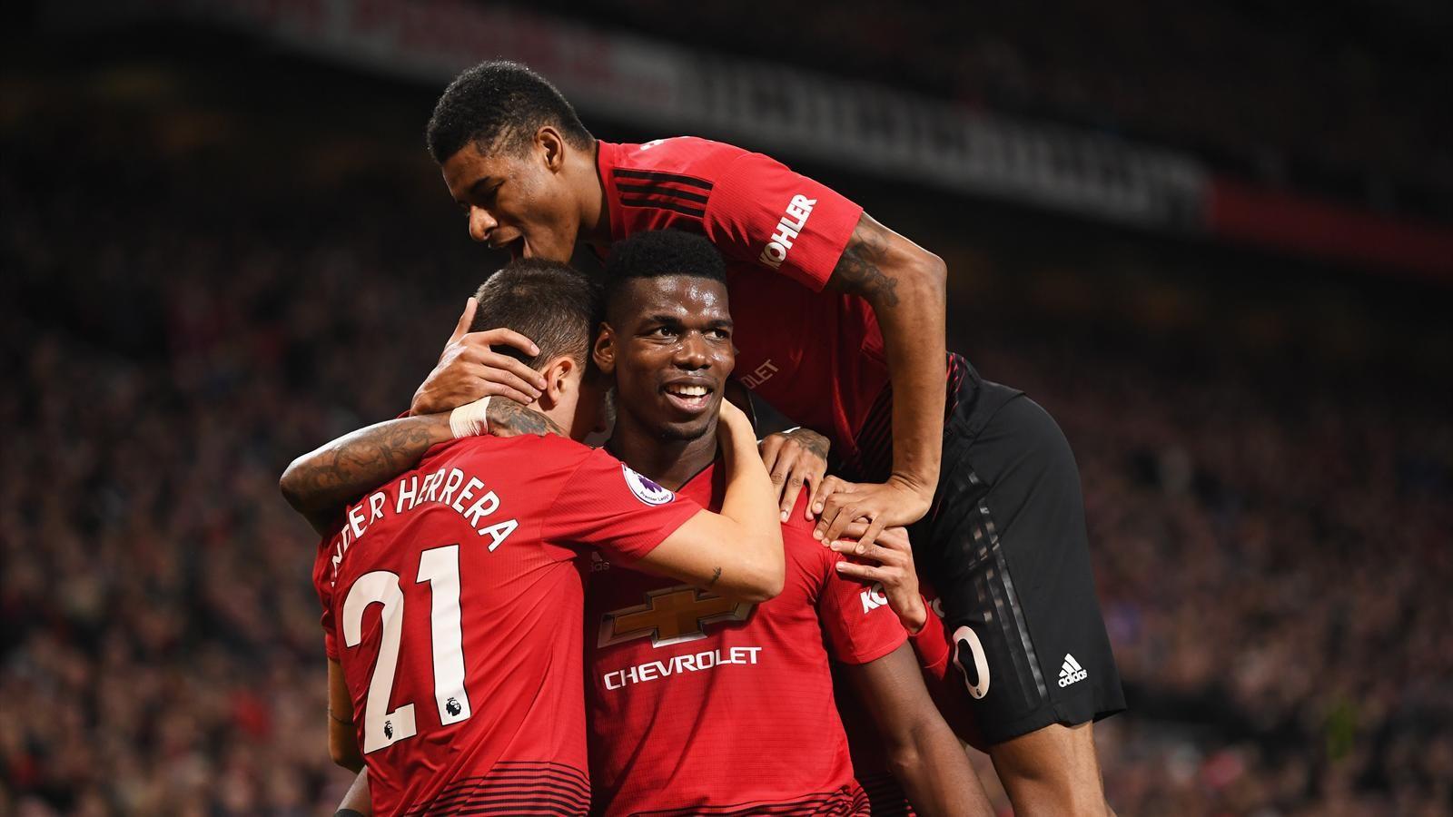 Football news Pogba brace leads Manchester United to emphatic