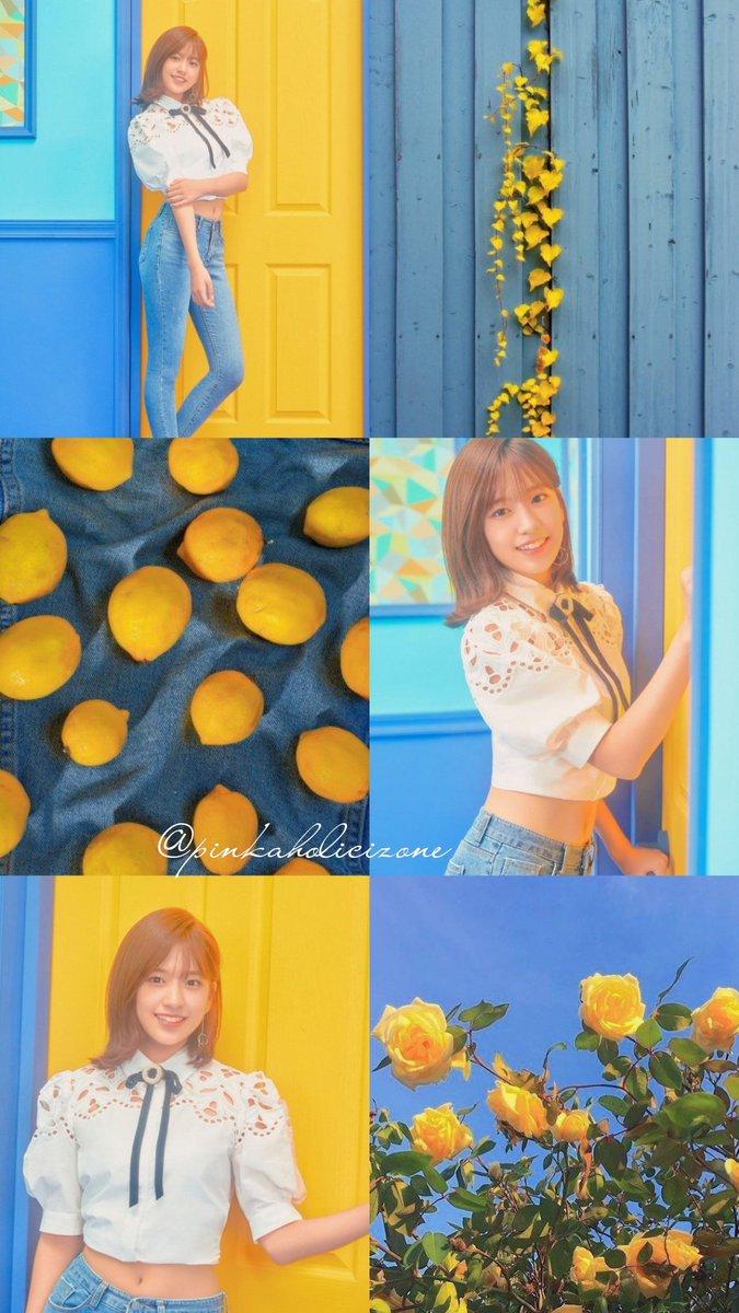 ❤️ Yujin Yellow Blue Theme Wallpaper