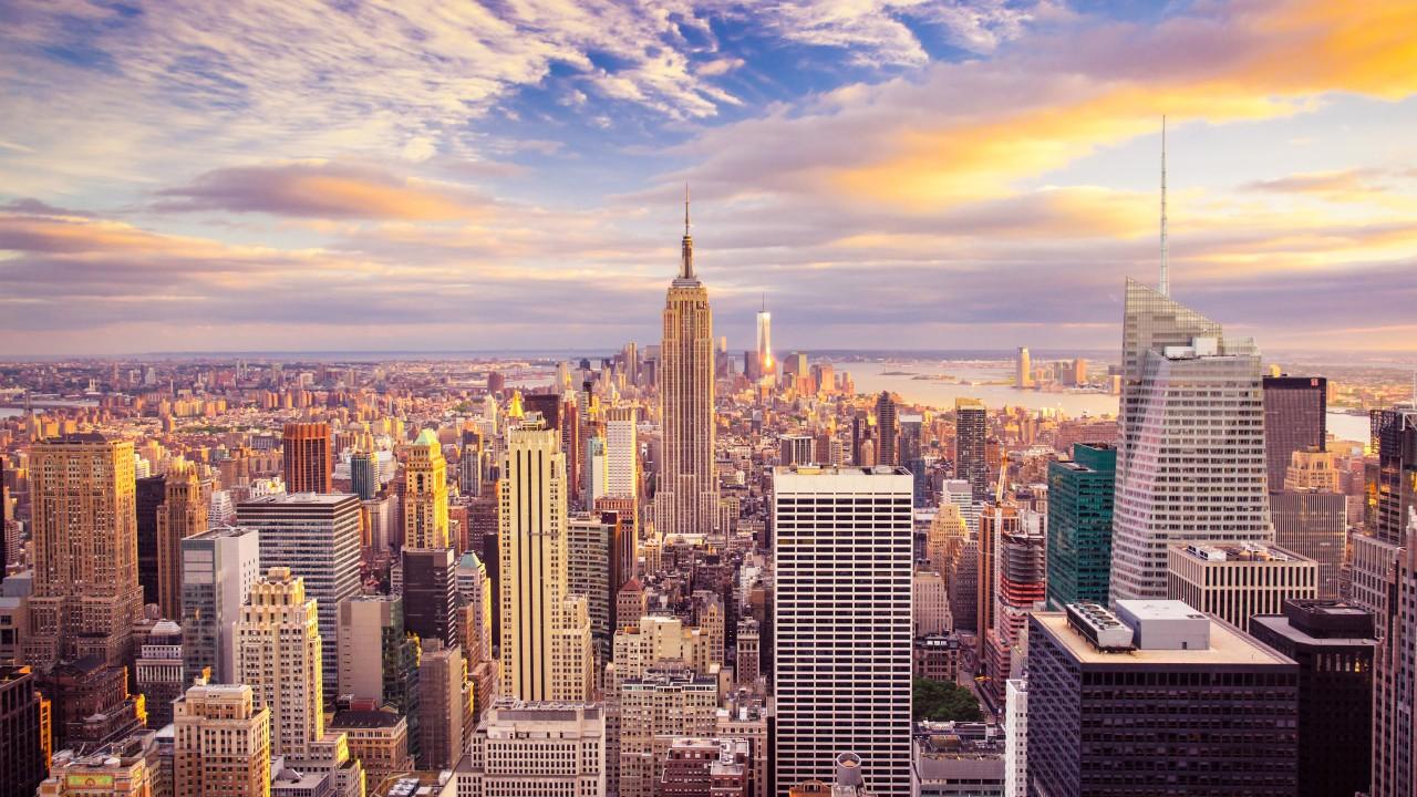 Wallpaper Manhattan, New York, Skyscrapers, USA, World