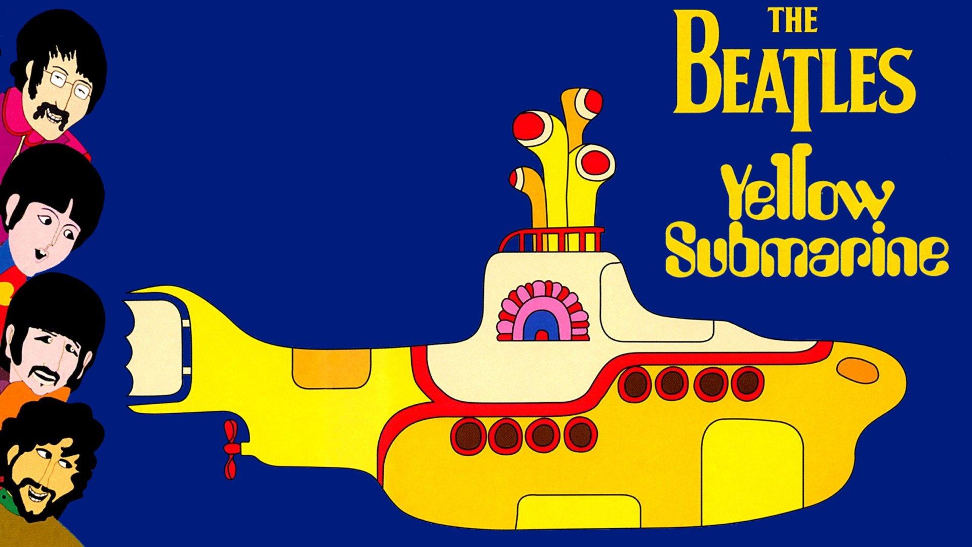 The Beatles In Yellow Submarine HD Wallpaper. Background Image