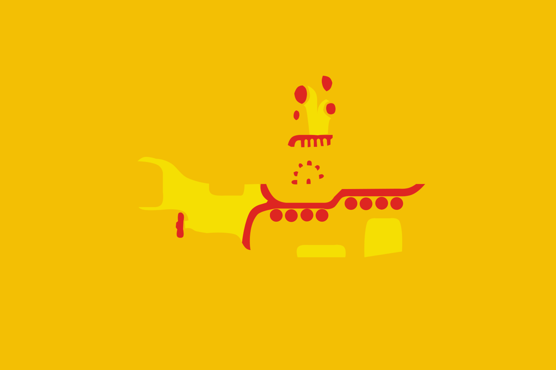 1920x1280px Yellow Submarine Wallpaper
