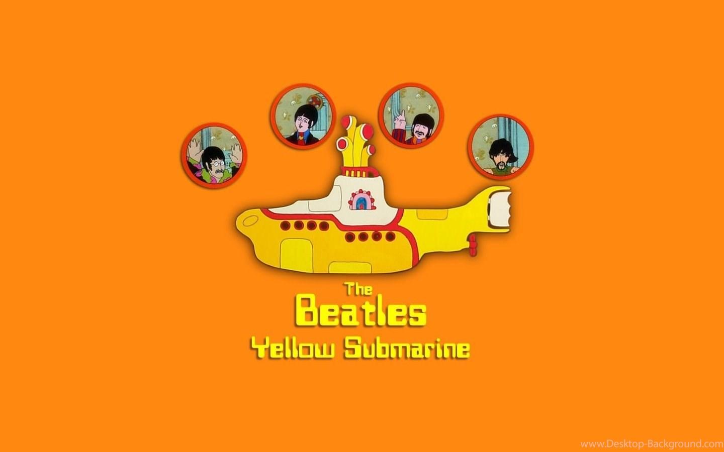 The Beatles Yellow Submarine Desktop Background