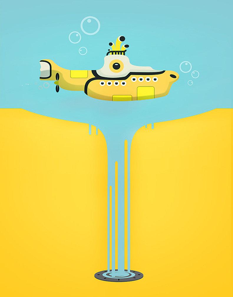 Beatles Yellow Submarine Wallpaper 15960