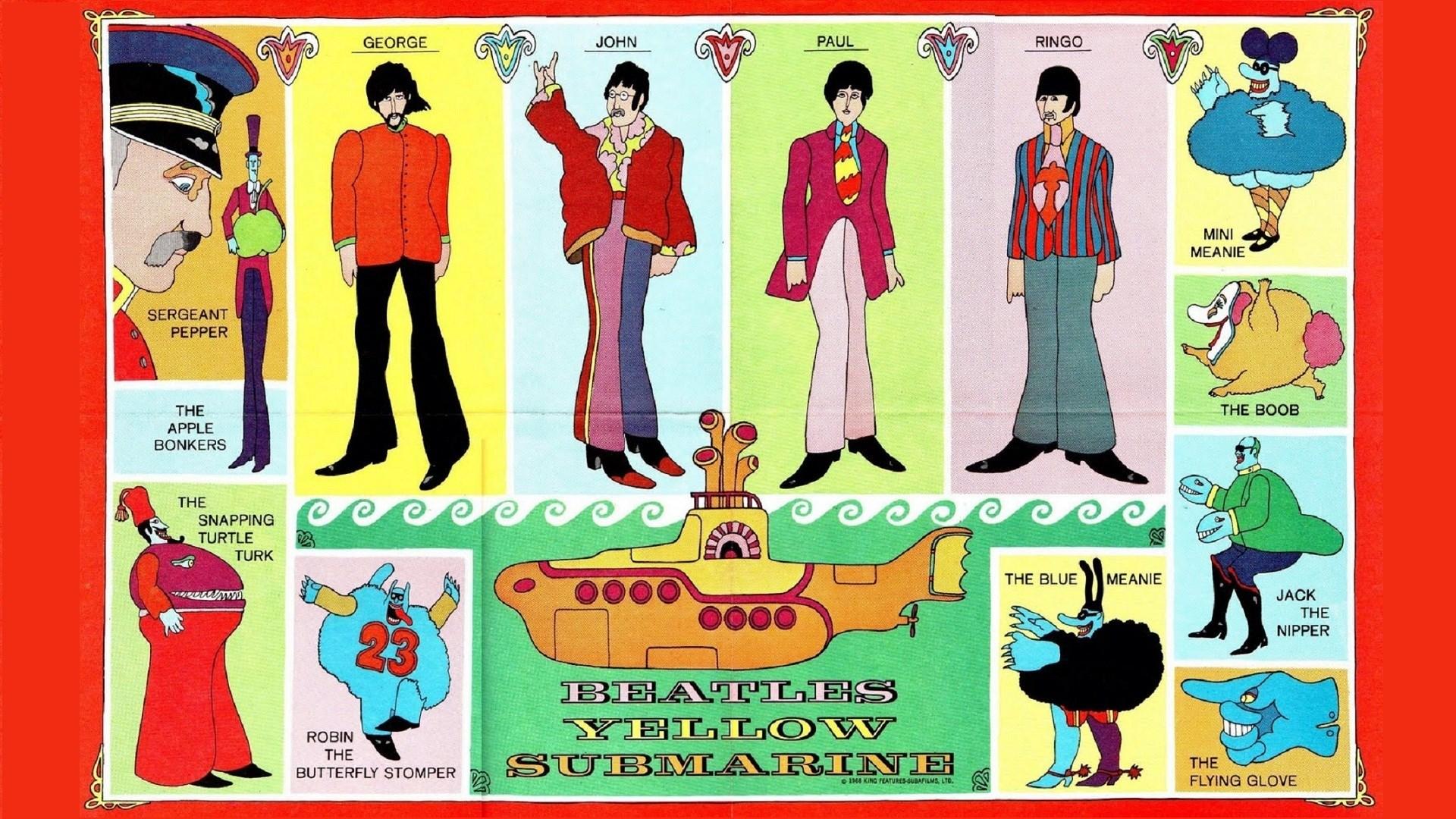 free wallpaper and screensavers for yellow submarine