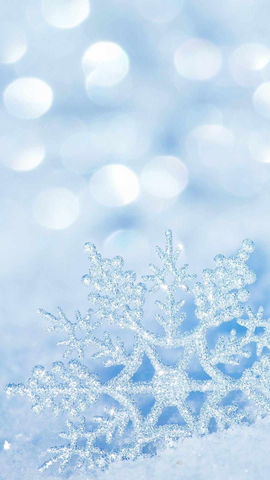 Winter Snowflake iPhone 7 Plus Wallpaper. Wallpaper