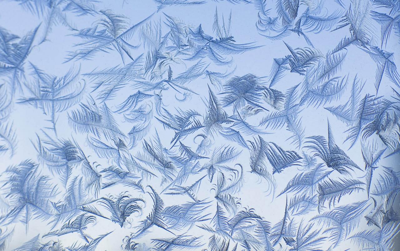 Macro Snowflakes wallpaper. Macro Snowflakes