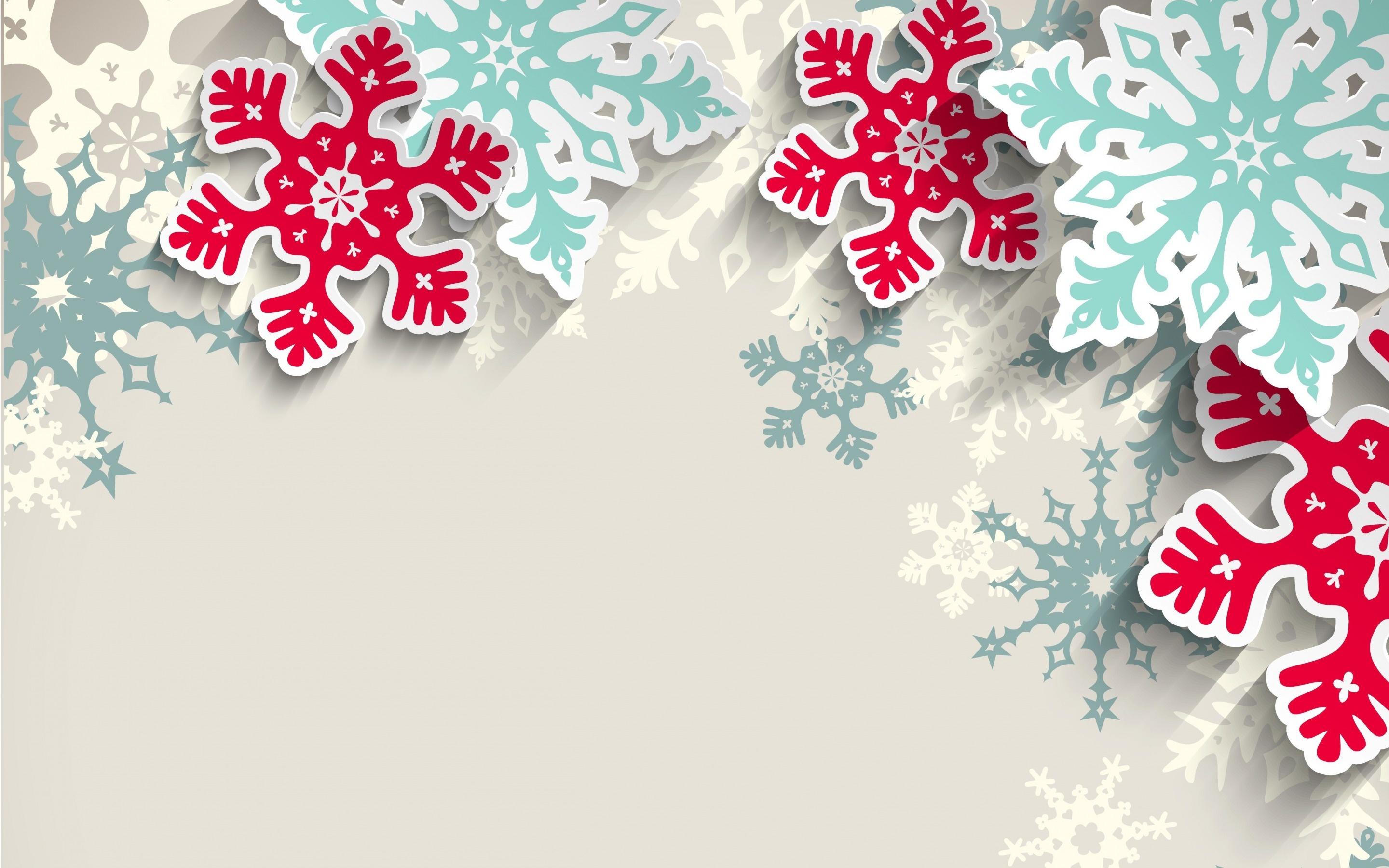 snowflakes wallpaper, desktop wallpaper GoodWP.com