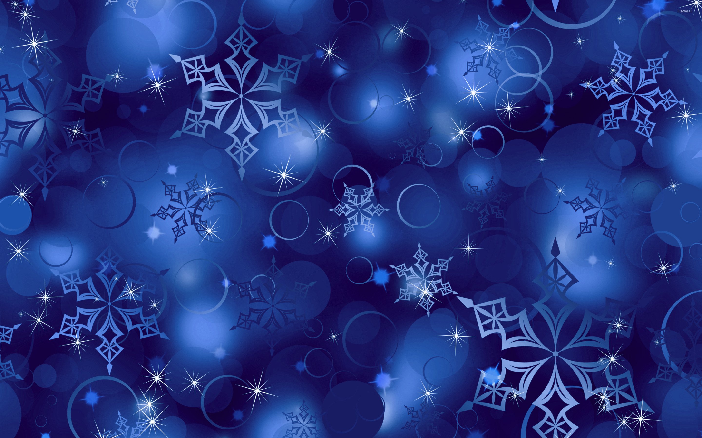 Christmas Snowflakes Wallpaper 10 X 1800