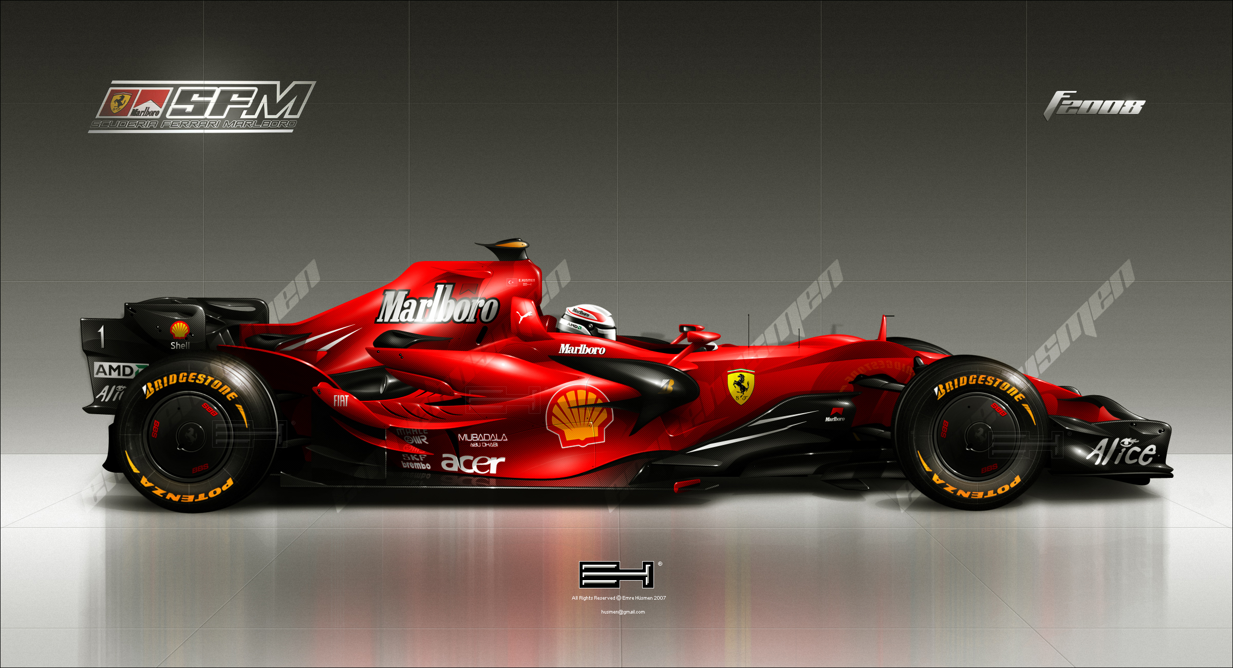Full HD Ferrari F1 Wallpaper