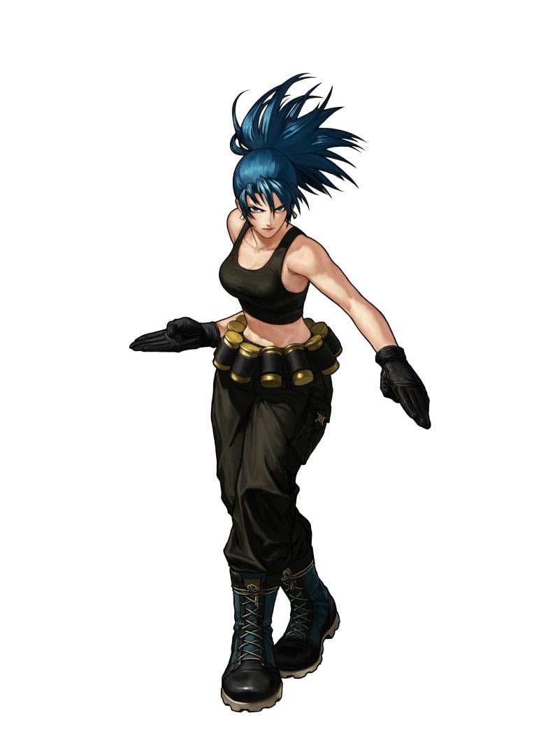 Leona Heidern of Fighters Anime Image Board